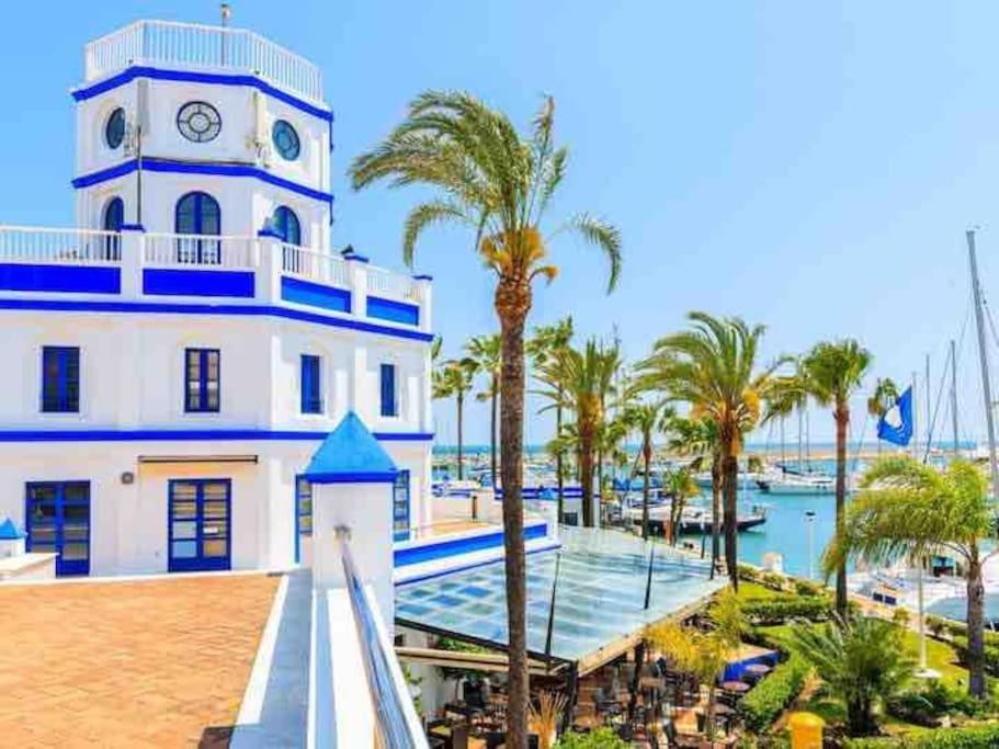 Lovely 1 Bedroom Apartment With Sea Views And Pool Estepona Dış mekan fotoğraf